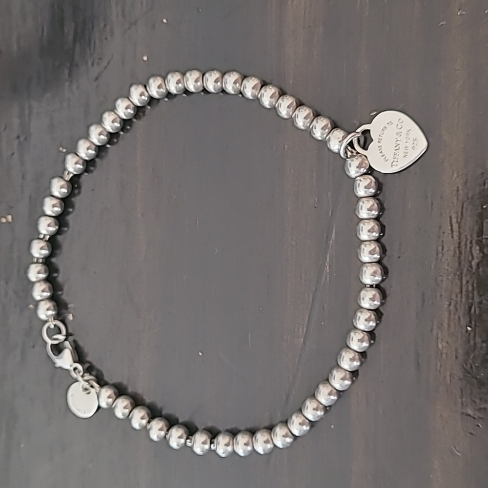 Return to Tiffany™Tiffany Blue Heart Tag Bead Bracelet